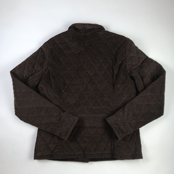 Eddie Bauer Mens Quilted Jacket Brown Tall L - Picture 2 of 4